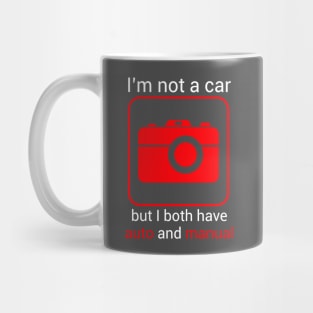 Camera Manual and Auto Mug